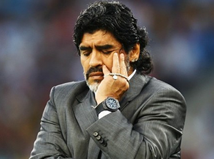 Maradona sur le départ