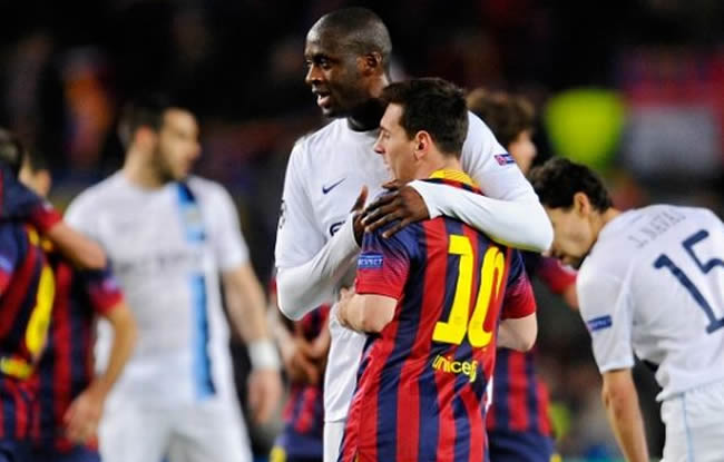 Yaya  veut Messi à City