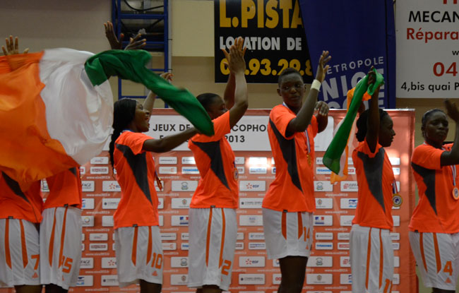 Les basketeuses ivoiriennes à Bamako