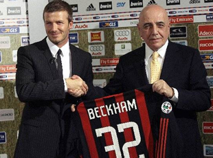Beckham à Milan pour 3 mois