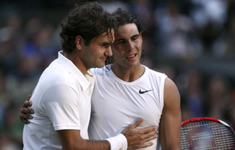 Federer et  Nadal prennent la porte