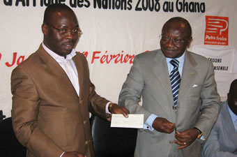 CAN 2008/ Partenariat : Pétro Ivoire offre 6 millions à l’AJS-CI