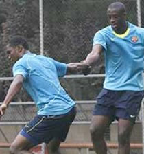 Football/ Barcelone : Eto’o et Yaya Touré seront libérés pour la CAN 2008