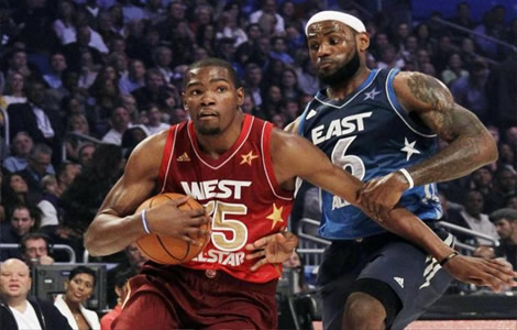 All Star Game: La victoire pour l'Ouest, Kevin Durant sacré MVP